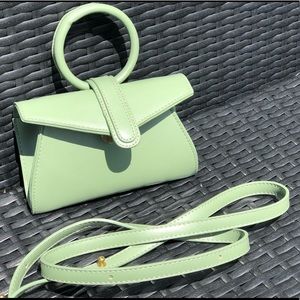 Teal mini purse/fanny bag